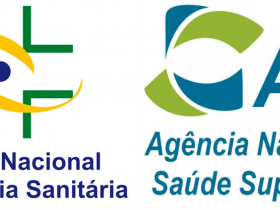 Logos da Anvisa e da ANS
