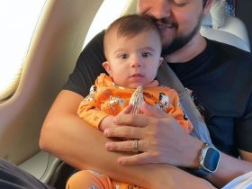 Foto do cantor Cristiano com o filho Miguel, divulgado no seu instagram