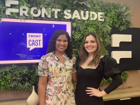 A host Camila Moretti e a convidada Wanessa Garcia