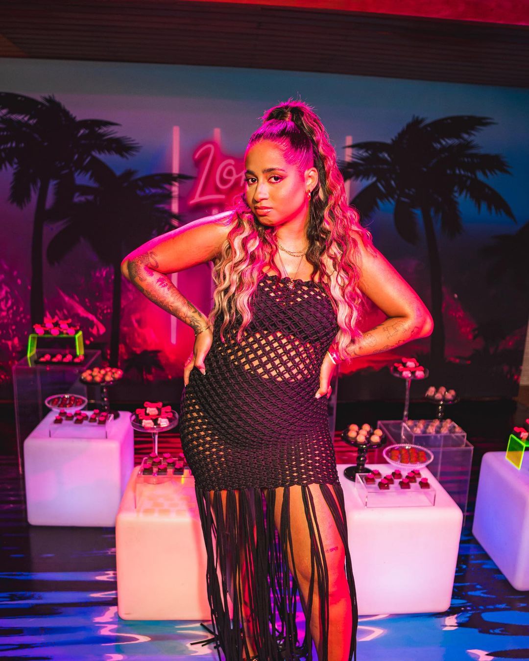 Última postagem da cantora Mc Loma nas redes sociais