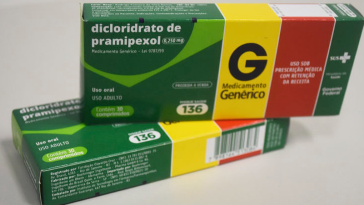Medicamento Dicloridrato de pramipexol, da Farmanguinhos/Fiocruz