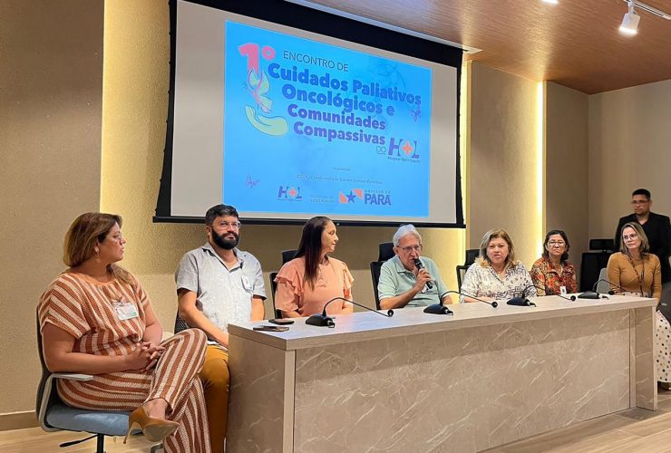 Mesa do I Encontro de Cuidados Paliativos Oncológico e Comunidades Compassivas do Hospital Ophir Loyola (HOL) Foto: Leila Cruz