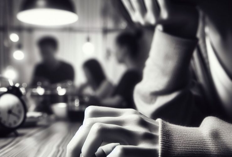 Pessoa pode estar sentindo pânico Imagem criada por inteligência artificial