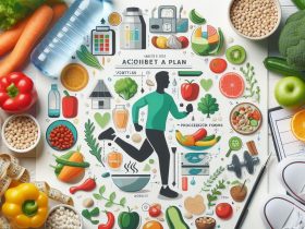 Atividade Física, alimentação saudável, hidratação são as metas para 2024 Imagem criada por inteligência artificial