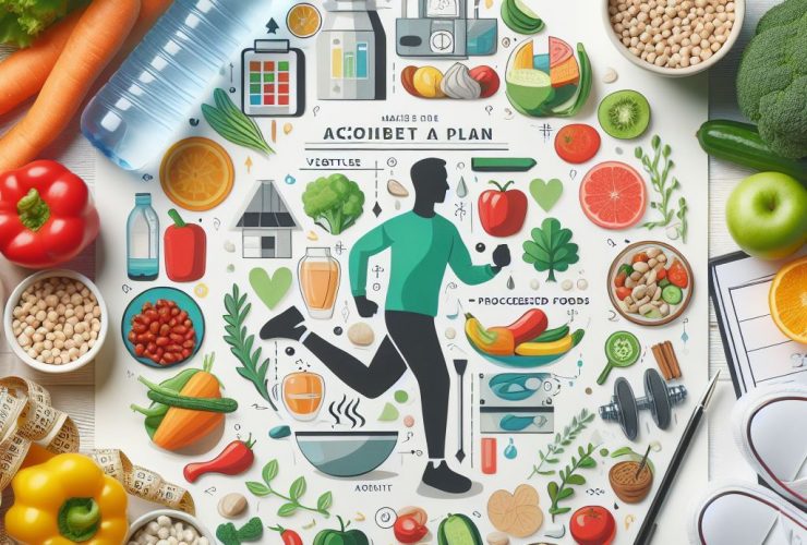 Atividade Física, alimentação saudável, hidratação são as metas para 2024 Imagem criada por inteligência artificial