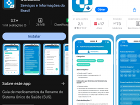 App MedSUS disponível nos dois sistemas operacionais