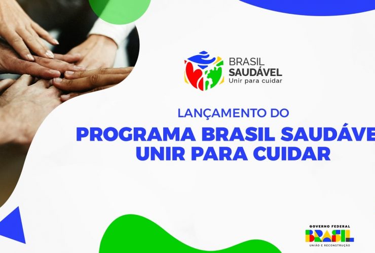 Folder do programa Brasil Saudável