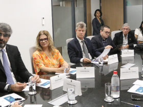 Reunião da diretoria do Conselho Federal de Medicina com o presidente da Agência Nacional de Saúde Suplementar Foto: divulgação CFM