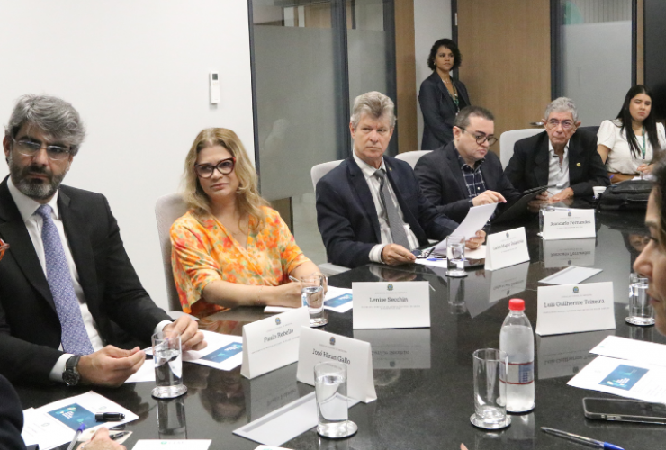 Reunião da diretoria do Conselho Federal de Medicina com o presidente da Agência Nacional de Saúde Suplementar Foto: divulgação CFM