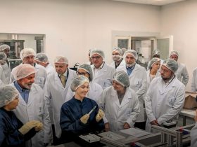 O presidente Luiz Inácio Lula da Silva na inauguração da fábrica de insulina da Biomm Foto: divulgação do CFF