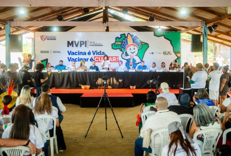 Lançamento do Mês de Vacinação dos Povos Indígenas | Foto de Igor Evangelista para Ministério da Saúde Foto: Igor Evangelista/MS