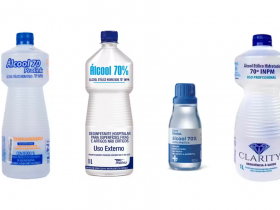 Modelos de álcool 70% líquido