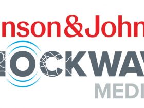 Logo das empresas Johnson & Johnson e Shockwave Medical