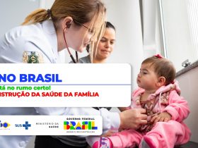 Capa da apresentação da reconstrução da Estratégia Saúde da Família pelo Ministério da Saúde