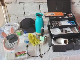 Supostos equipamentos usados pelo falso dentista Foto: divulgação Agência Pará