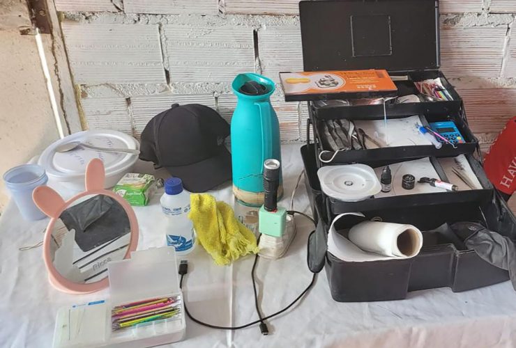 Supostos equipamentos usados pelo falso dentista Foto: divulgação Agência Pará