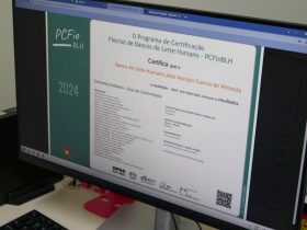 Certificado da Fiocruz que o banco de leite da Santa Casa recebeu Foto: divulgação Agência Pará