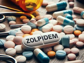 Exemplo de medicamento Zolpidem Imagem criada por inteligência artificial