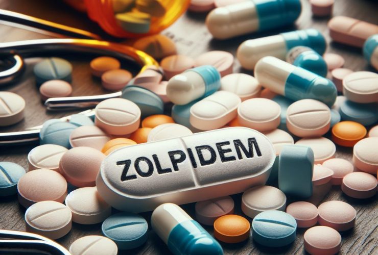 Exemplo de medicamento Zolpidem Imagem criada por inteligência artificial