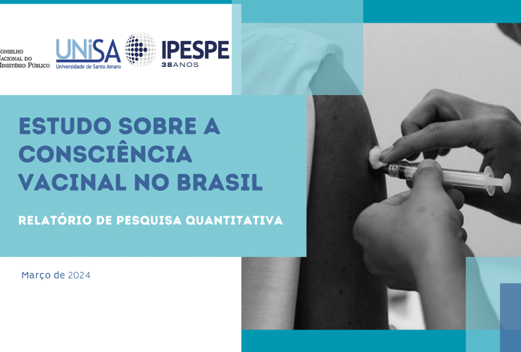 Capa do Estudo sobre Consciência Vacinal no Brasil