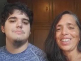 Diana e seu filho Enzo Foto: divulgação