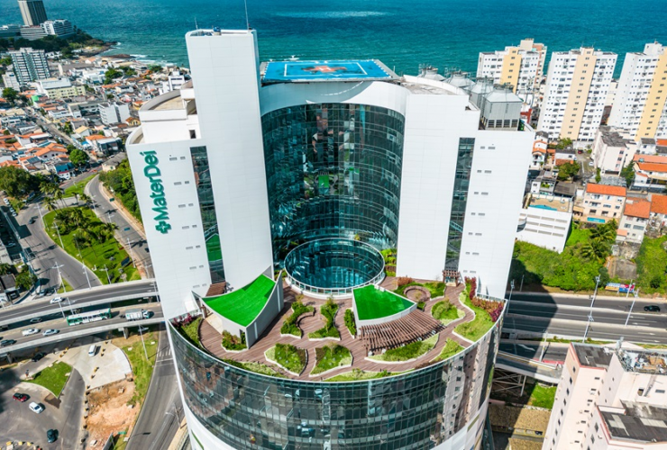 Um dos hospitais da rede Mater Dei Foto: divulgação Mater Dei
