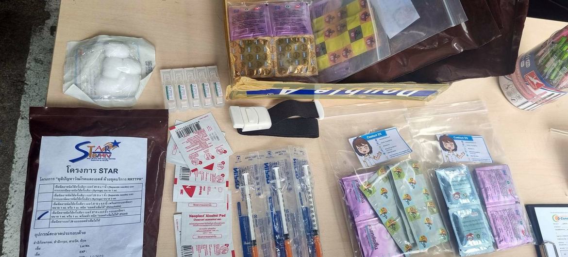 A Ozone Foundation oferece uma série de medidas de redução de danos para prevenir a propagação do HIV | Foto de © Cedriann Mart UNAIDS Thailand