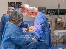 Foto da cirurgia realizada pelo Hospital Metropolitano de Urgência e Emergência em Ananindeua Fotos: divulgação Agência Pará