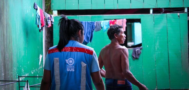 Agentes da Saúde nas comunidades ribeirinhas de Altamira Foto: João Vitor Moura/MS