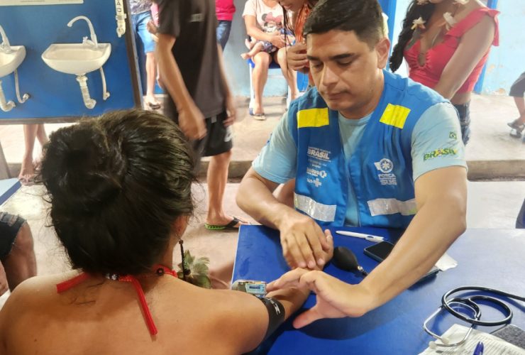 Ação do Ministério da Saúde no Baixo Tapajós Foto: Daniel Zimmermann/MS