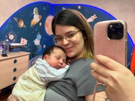 A influencer Vii Tube com o seu filho Ravi Foto: reprodução do instagram