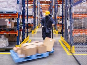 Funcionário com doses de vacina contra Covid que serão distribuídas para todos os estados Foto: Julia Prado/MS