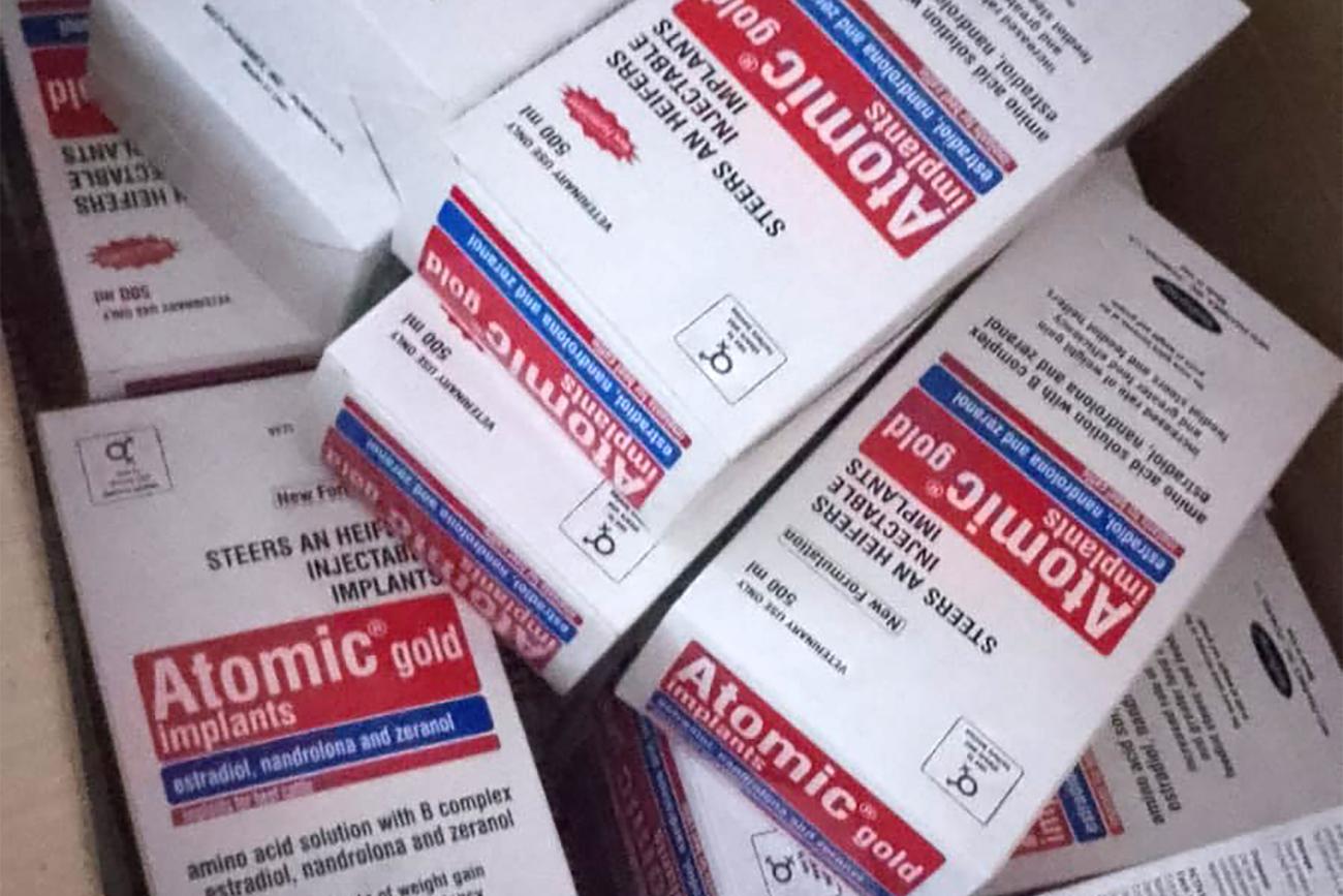 Os anabolizantes ilegais apreendidos pela ADEPARÁ Foto: divulgação Ascom da ADEPARÁ