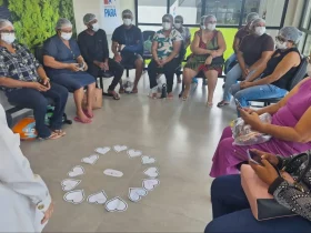 Grupo de familiares de pacientes no Hospital Regional de Oriximiná Menino Jesus (HRMJ) Foto: divulgação Agência Pará