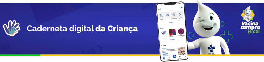 A Caderneta Digital da Criança agora está no Meu SUS Digital