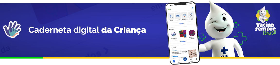 A Caderneta Digital da Criança agora está no Meu SUS Digital