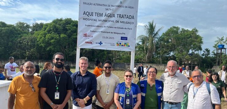 Equipe do Ministério da Saúde em Melgaço na Ilha de Marajó Foto da Ascom da Prefeitura de Melgaço